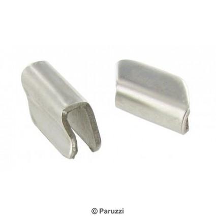 Licence plate housing molding end piece clips (per pair)