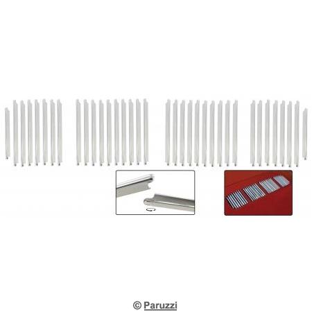 Aluminum vent trim engine lid (organ pipes)