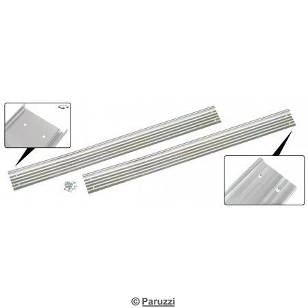 Door sill covers including hardware (per pair)