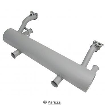 Stock exhaust muffler