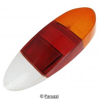 Taillight lens European amber/red/clear (each)