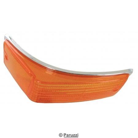 Amber (orange) turn signal lens front right