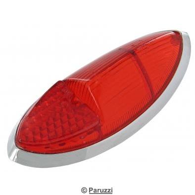 Achterlicht lens rood/rood A-kwaliteit (per stuk)
