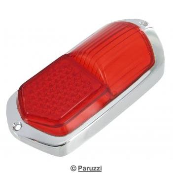 Taillight lens USA red/red (each)
