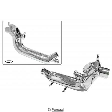 Heat exchanger chrome left