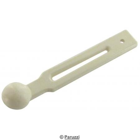 Achterbank bevestiging rubber zilver/beige (per stuk)
