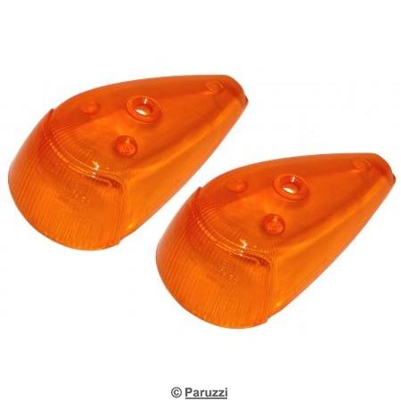 Turn indicator lens amber (per pair)