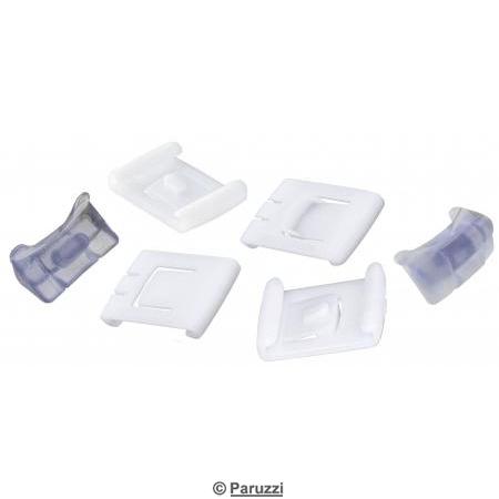 Coulisseaux en plastique pour sige (6 pices)
