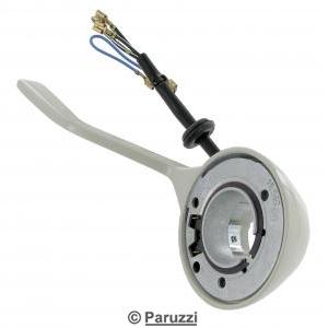 Turn signal switch silver beige