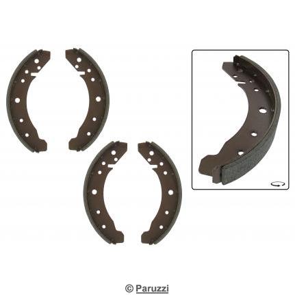 Brake shoe set rear