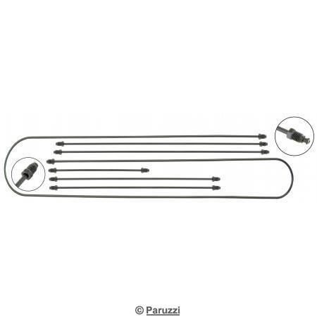 Brake line kit (6-part)