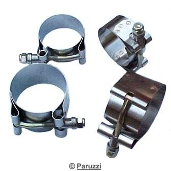 Stabilizer bar mounting clamps universal stainless steel