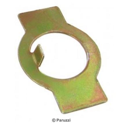 Front wheel nut locking tabs (each)