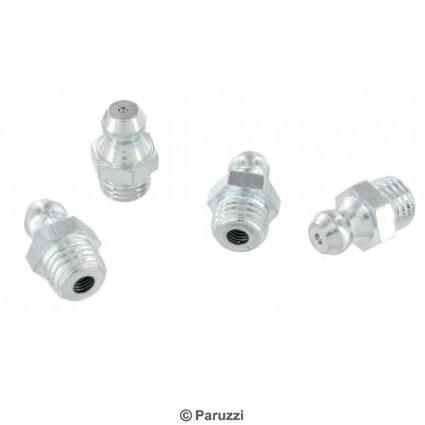 Straight M8 grease nipple (4 pieces)