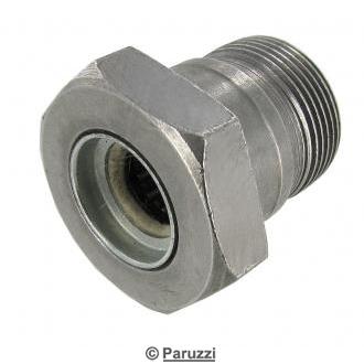 Stock gland nut including pilot bearing