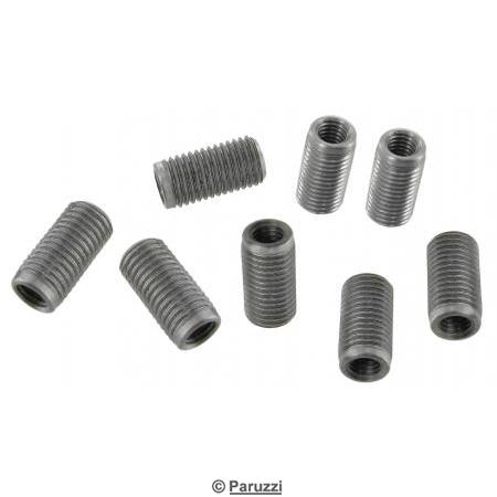 Pinnbult bussningar M8 x 1.25 inner, M12 x 1.5 outer (8 styck)