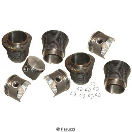 Cylinder and piston kit 1585cc (1600) with forged pistons
