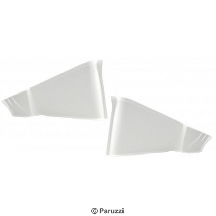 Hinge cover white (per pair)