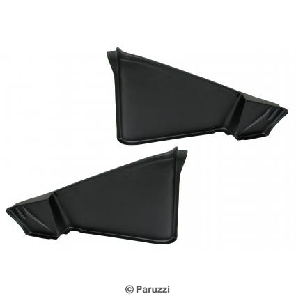 Hinge cover black (per pair)