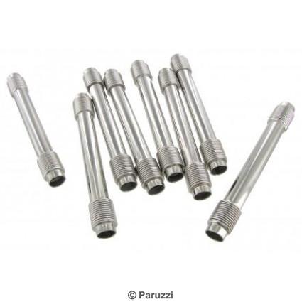 Stock pushrod tubes stainless steel (8 pieces)