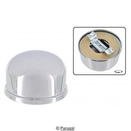 Domed oil cap chrome