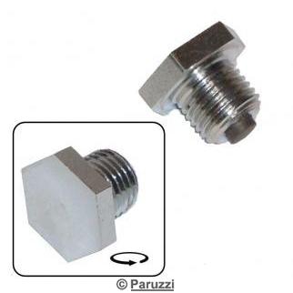 Magnetic oil drain plug chrome 