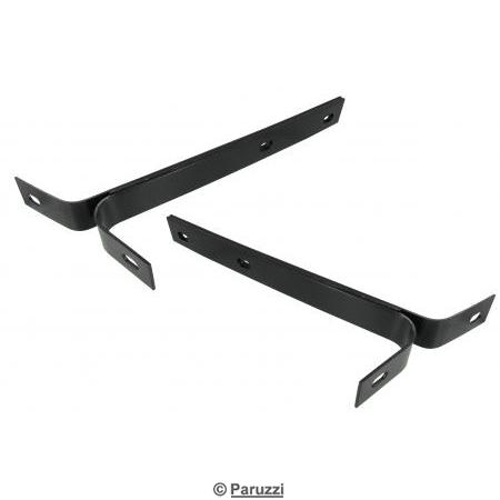 Rear bumper brackets (black transport paint) (per pair)