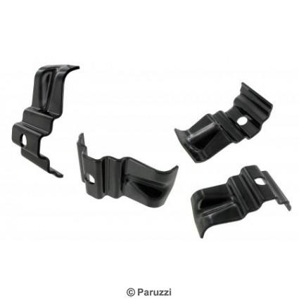 Bumper bracket spacers black powder coated (4 pieces)