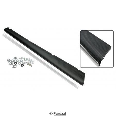 Running board with aluminum molding A-quality right