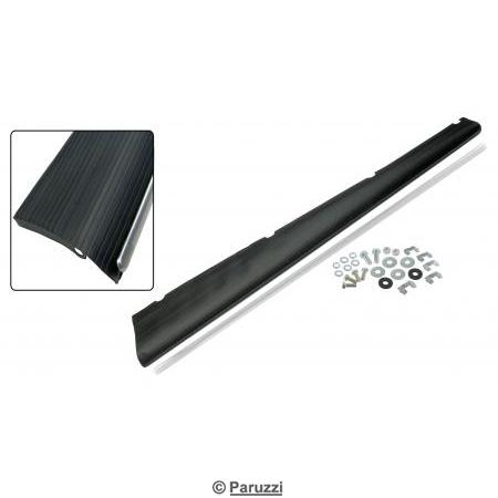 Running board with aluminum molding A-quality left