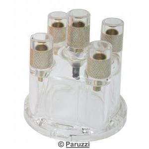 Distributor cap clear transparent