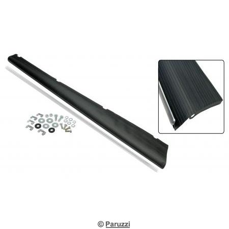 Running board with aluminum molding A-quality right