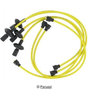 Kit de cabos de ignio de alto desempenho amarelo 7 mm