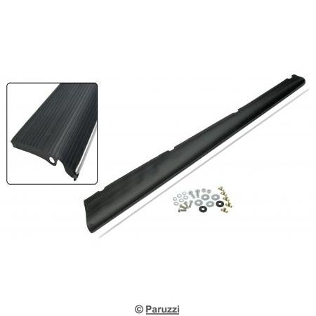 Running board with aluminum molding A-quality left
