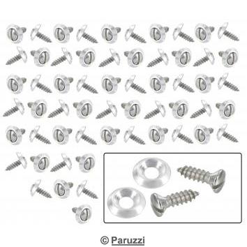 Ruostumatonta terst panel screw ja washer kit (60 kpl)