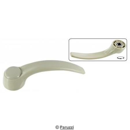 Slide door inner handle silver beige