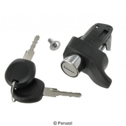 Engine lid lock with keys (black)