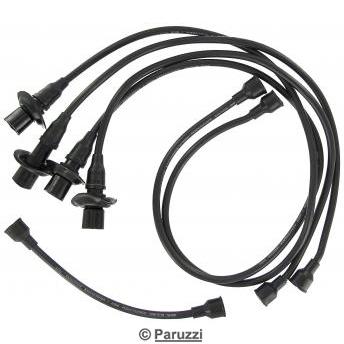 Stock ignition wire kit black B-quality