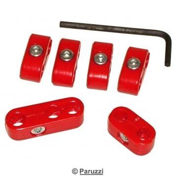 Ignition wire separators red