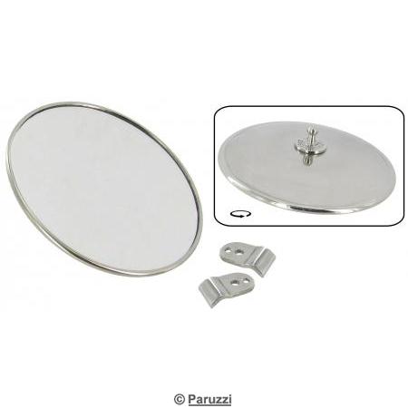 Exterior mirror stainless steel including clamp A-quality (each)