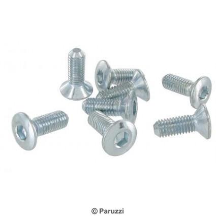 Door, lock striker plate and sliding door- and brancard guide bolts (8 pieces)