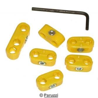 Ignition wire separators yellow