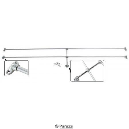 Ruitbescherming Jailbars set achterruit 
