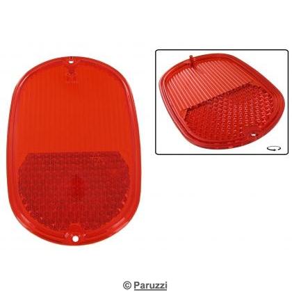 Taillight lens USA red/red B-quality (each)