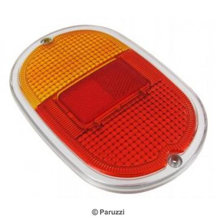 Taillight lens European amber/red A-quality (each)