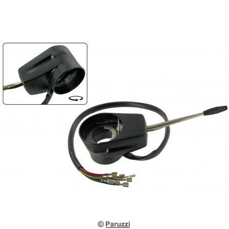 Turn signal switch complete with housing black