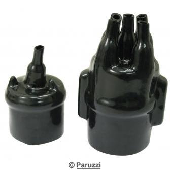 Waterproof ignition cap black (2-part)