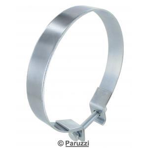 Galvanized alternator or generator stock style strap