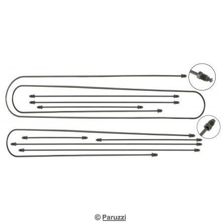 Jeu de tuyaux de frein, en 9 pices
