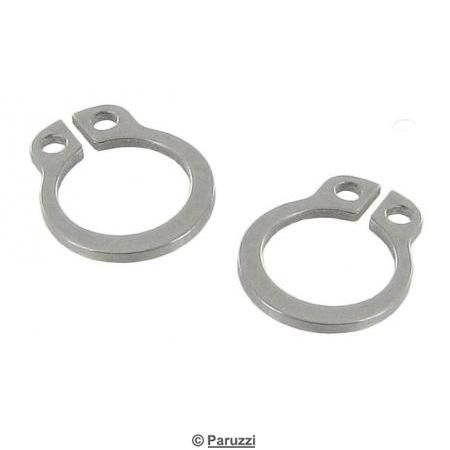 Stainless steel circlips (per pair)